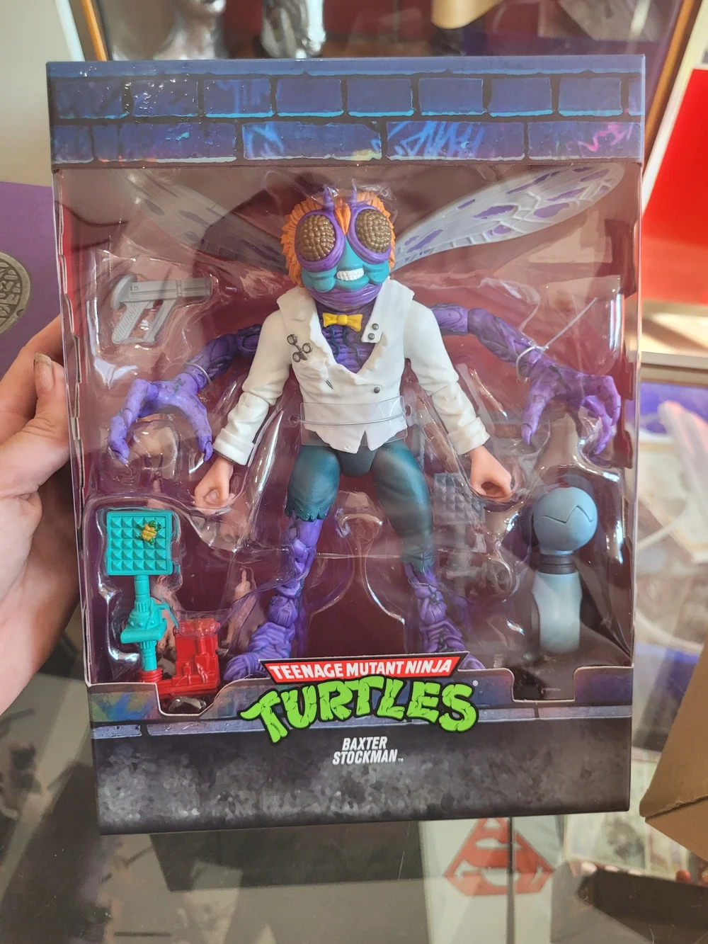 Teenage Mutant Ninja Turtles Baxter Stockman Action Figure - Purple/Teal